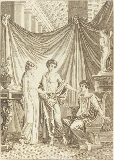 Kaksi ystävää tekijältä French 18th Century