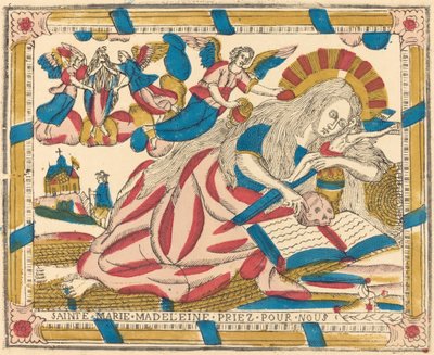Pyhä Maria Magdaleena Rukoile puolestamme tekijältä French 19th Century