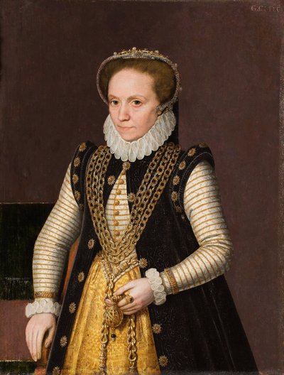 Tuntemattoman ranskalaisen aatelisnaisen muotokuva, 1560 tekijältä French Master