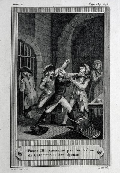 Venäjän keisari Pietari III Fjodorovitšin salamurha 17. heinäkuuta 1762 tekijältä French Master