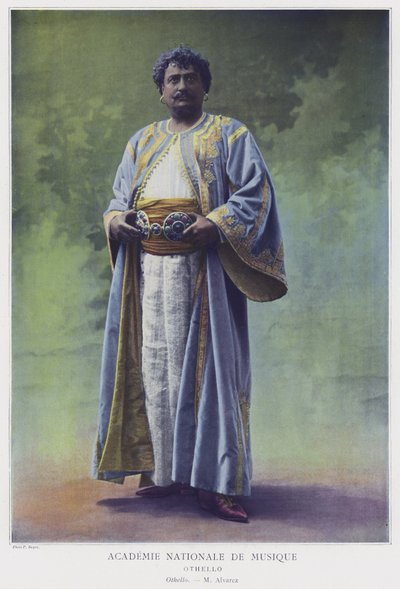 Albert Alvarez nimiroolissa Othellossa (värillinen kuva) tekijältä French Photographer