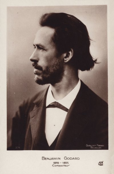 Benjamin Godard, ranskalainen viulisti ja romanttinen säveltäjä (1849-1895) tekijältä French Photographer