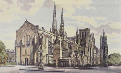 Bordeaux, Cathedrale St-Andre, ensemble S E ja Tour Pey-Berland tekijältä French Photographer