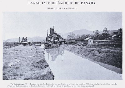 Panaman valtamertenvälinen kanava, Culebra Works (m/w kuva) tekijältä French Photographer
