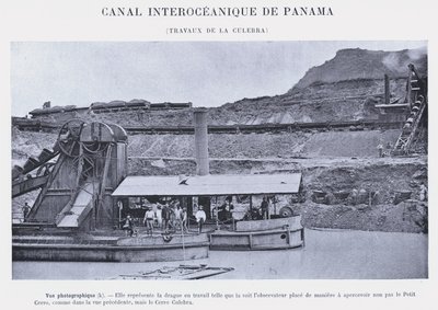 Panaman valtamertenvälinen kanava, Culebra Works (m/w kuva) tekijältä French Photographer
