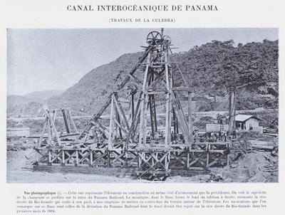 Panaman valtamertenvälinen kanava, Culebra Works (m/w kuva) tekijältä French Photographer