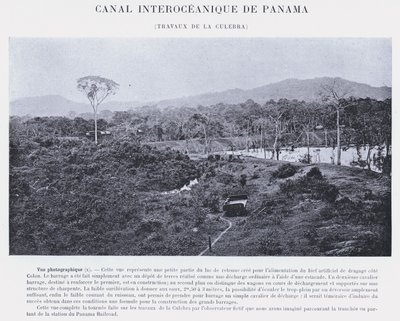 Panaman valtamertenvälinen kanava, Culebra Works (m/w kuva) tekijältä French Photographer