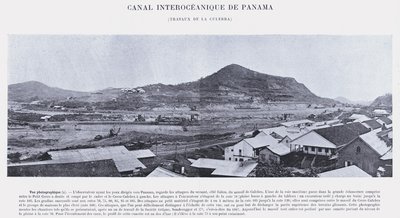 Panaman valtamertenvälinen kanava, Culebra Works (m/w kuva) tekijältä French Photographer