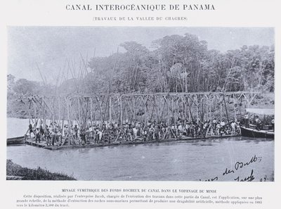 Panaman valtamertenvälinen kanava, Chagres Valley Works (m/w kuva) tekijältä French Photographer