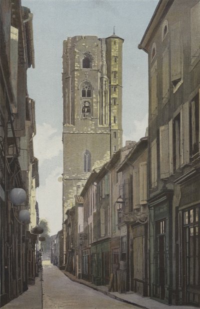 Carcassonnen alakaupunki, Saint-Vincentin kirkko, kellotorni tekijältä French Photographer