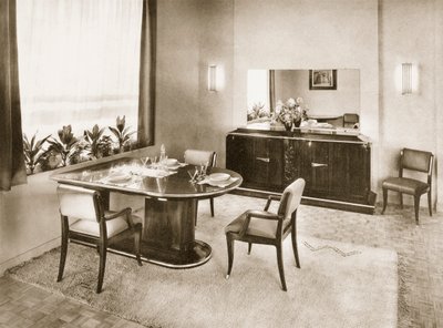 Ensembles Mobiliersin ruokasali, pubi. 1937. tekijältä French Photographer