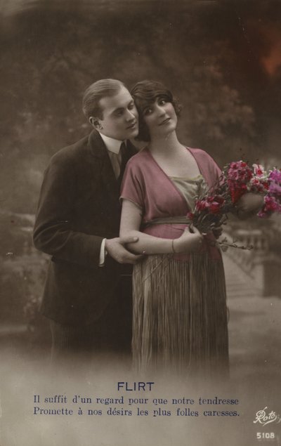 Flirttaileva pariskunta tekijältä French Photographer