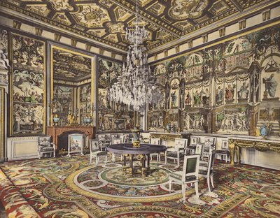 Fontainebleau: Paavin asunto, vastaanottohuone (värikuva) tekijältä French Photographer
