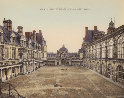 Fontainebleau: Cour Ovale, Ensemble Baptisteriumissa (värikuva) tekijältä French Photographer