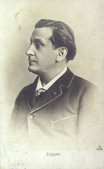 Francois Coppee (1842-1908), ranskalainen runoilija ja kirjailija tekijältä French Photographer