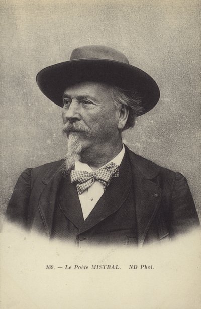 Frederic Mistral (1830-1914), ranskalainen runoilija ja oksitaanin kielen sanakirjailija tekijältä French Photographer