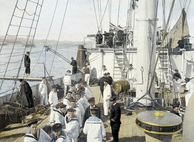 Ranskan laivasto, 1800-luvun loppu: maihinnousuruokaa - Bibl. des Arts deco. tekijältä French Photographer
