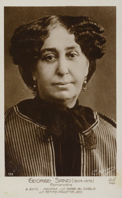 George Sand (1804-1876), ranskalainen kirjailija tekijältä French Photographer