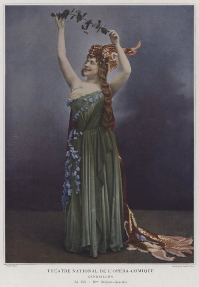 Georgette Brejean-Graviere keijuna Cendrillonissa (värillinen kuva) tekijältä French Photographer