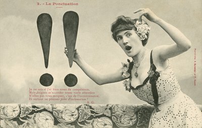 Tyttö kahdella huutomerkillä (m/w kuva) tekijältä French Photographer
