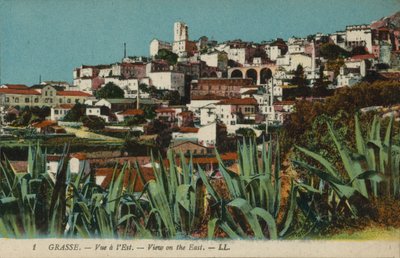 Grasse: näkymä itään (värillinen kuva) tekijältä French Photographer