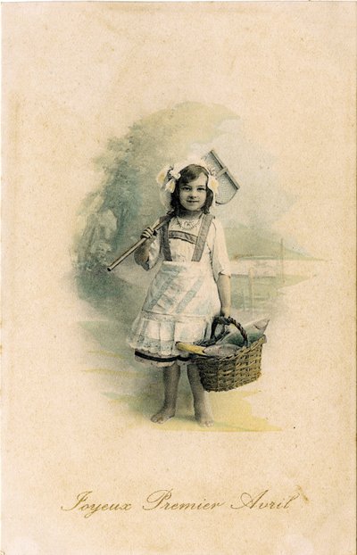 Hyvää aprillipäivää 1906 (värillinen kuva) tekijältä French Photographer