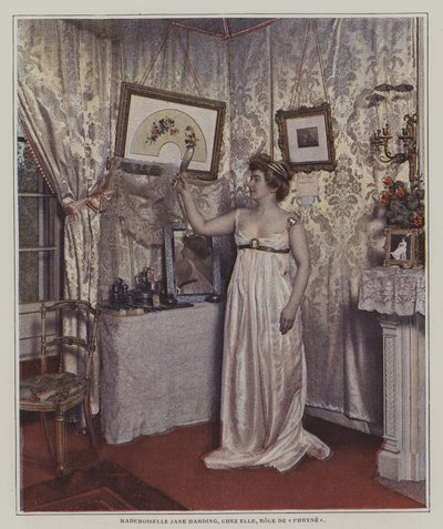 Jane Hading, ranskalainen näyttelijä (värikuva) tekijältä French Photographer