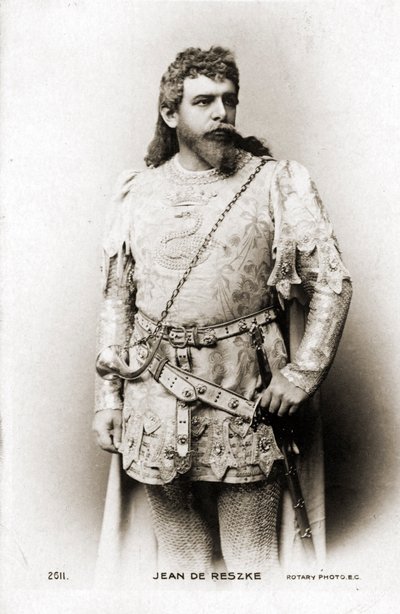 Jean de Reszke Romeona Charles François Gounodin oopperassa Romeo ja Julia (Romeo et Juliette). tekijältä French Photographer