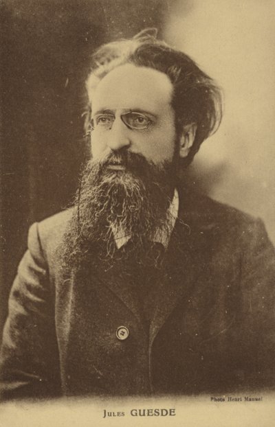 Jules Guesde (1845-1922), ranskalainen toimittaja ja sosialistipoliitikko tekijältä French Photographer