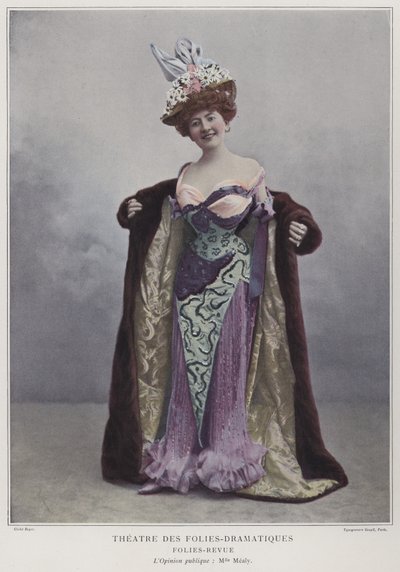 Juliette Mealy, ranskalainen näyttelijä ja laulaja (värillinen kuva) tekijältä French Photographer