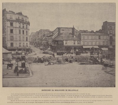 Pariisin kunto, Auguste Vermorel, Jean-Baptiste Milliere (b/w valokuva) tekijältä French Photographer