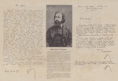 Pariisin kommuuni, Charles-Theophile Ferre (m/v kuva) tekijältä French Photographer