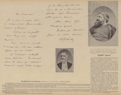 Pariisin kommuuni, Louis-Charles Delescluze, Gustave Courbet (m/v kuva) tekijältä French Photographer
