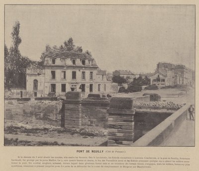 Pariisin kommuuni, Pont De Neuilly, Cote de Puteaux (m/w kuva) tekijältä French Photographer