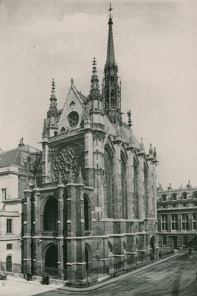 La Sainte-Chapelle, Pyhä kappeli (valokuvakaiverrus) tekijältä French Photographer