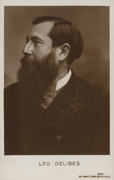 Leo Delibes, ranskalainen säveltäjä (1836-1891) tekijältä French Photographer