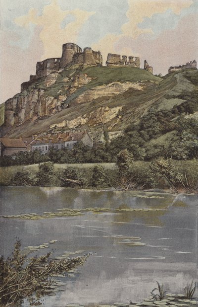 Les Andelys, Chateau Gaillard, joen rannikko tekijältä French Photographer