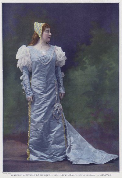 Louise Grandjean Desdemonana Othellossa (värillinen kuva) tekijältä French Photographer