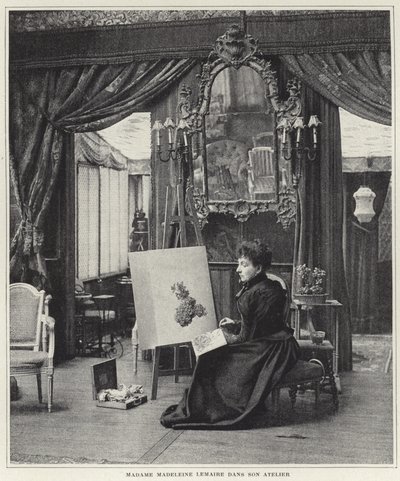 Madeleine Lemaire työpajassaan tekijältä French Photographer