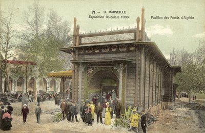 Marseille, Colonial Exhibition 1906, Pavillon Des Forets D