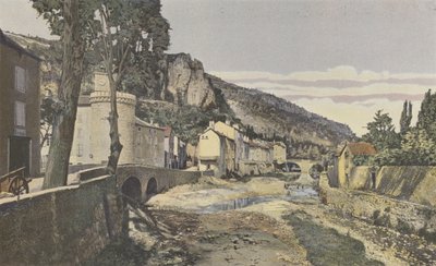 Meyrueis, La Jonte, kaupungin alaosassa tekijältä French Photographer