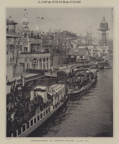 Exposition Universelle 1900 -näyttelyn avajaiset, Pariisi (m/v kuva) tekijältä French Photographer