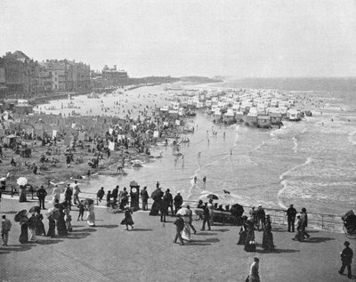 Oostende - Kursaali ja ranta (m/w kuva) tekijältä French Photographer