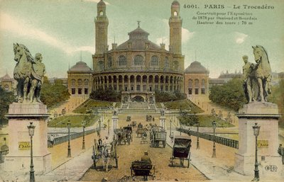 Palais du Trocadero, Pariisi, 1900-luvun alku (postikortti). tekijältä French Photographer