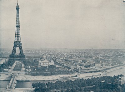 Panoraama Pariisista, Trocaderosta (m/w kuva) tekijältä French Photographer