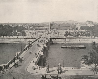 Pariisi: Näkymä Place de la Concordelle pohjoiseen katsoen (m/v kuva) tekijältä French Photographer