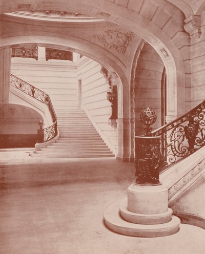 Pariisi: Sorbonnen escalier (m/w kuva) tekijältä French Photographer