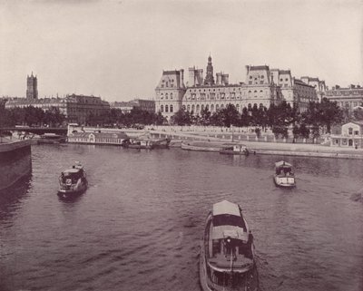 Pariisi: Hotel de Ville, joen puolelta (m/v kuva) tekijältä French Photographer