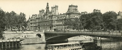 Pariisi, kaupungintalo ja Arcolen silta, kaupungintalo ja Arcolen silta tekijältä French Photographer