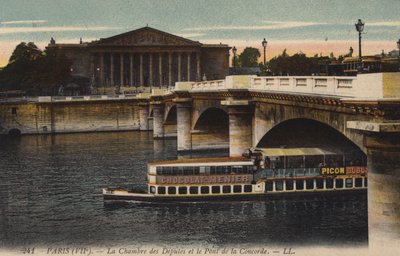 Pariisi, edustajainhuone ja Pont De La Concorde tekijältä French Photographer